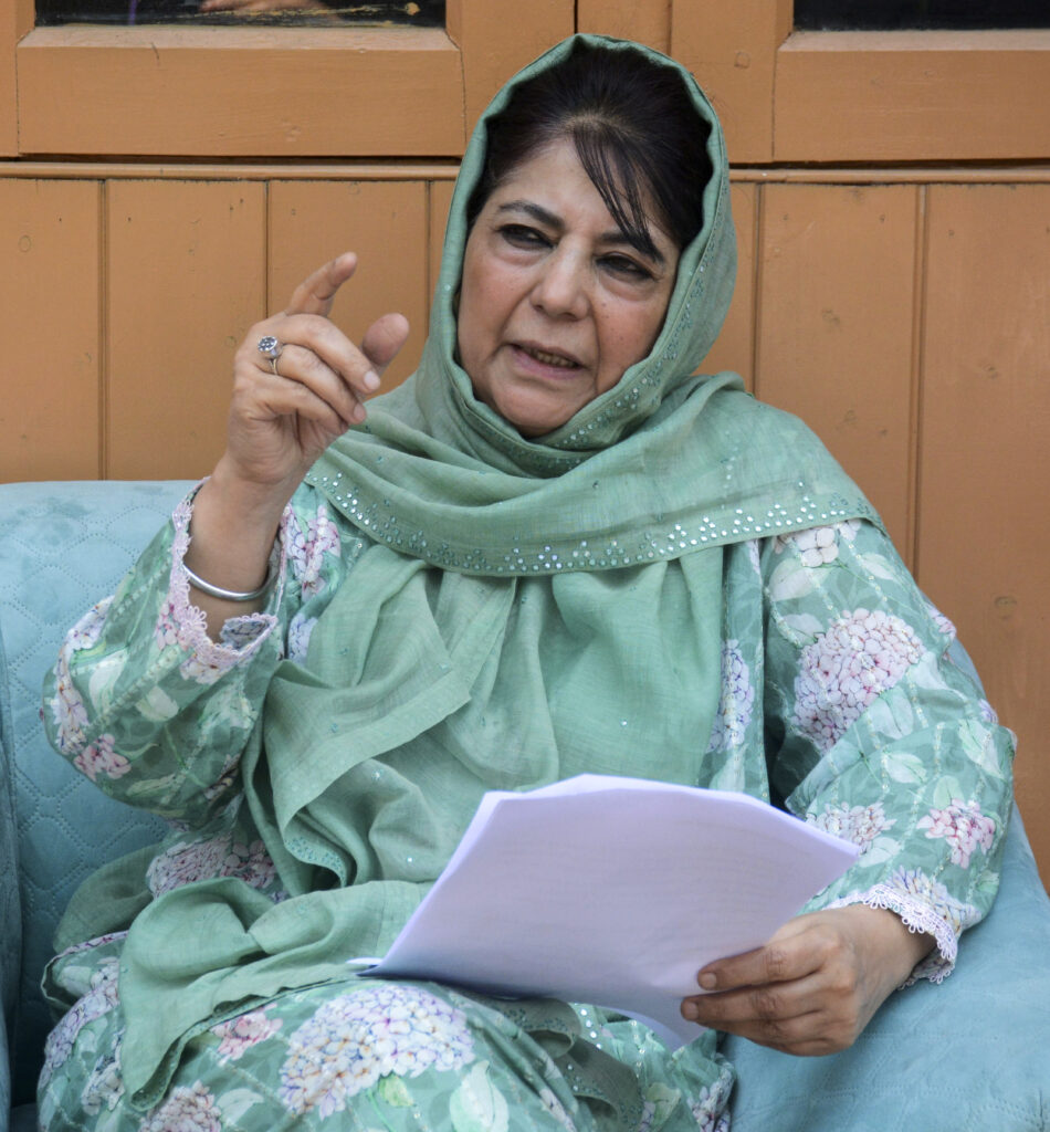 PDP chief Mufti asks Home Minister Shah to take humanitarian view of case against Yasin Malik