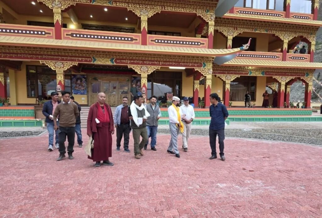 CEC Dr. Mohd Jaffer Akhoon reviews preparations ahead of Dalai Lama's Zanskar visit..