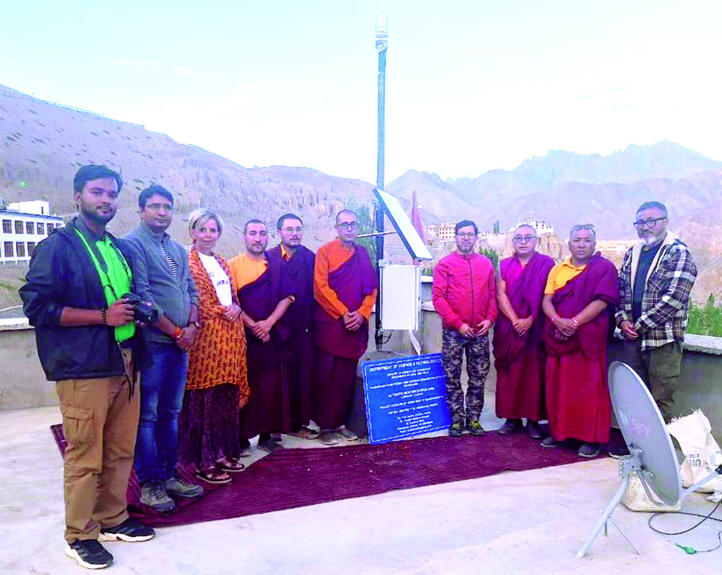 LIDAR Mapping to safeguard Ladakh Monasteries from Climate Risks