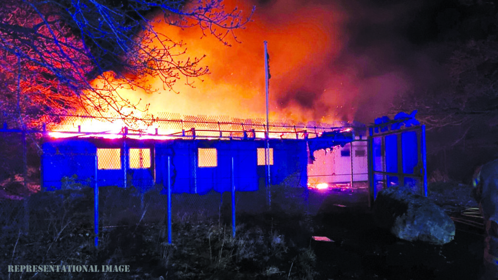Fire in village damages 15 structures near LoC