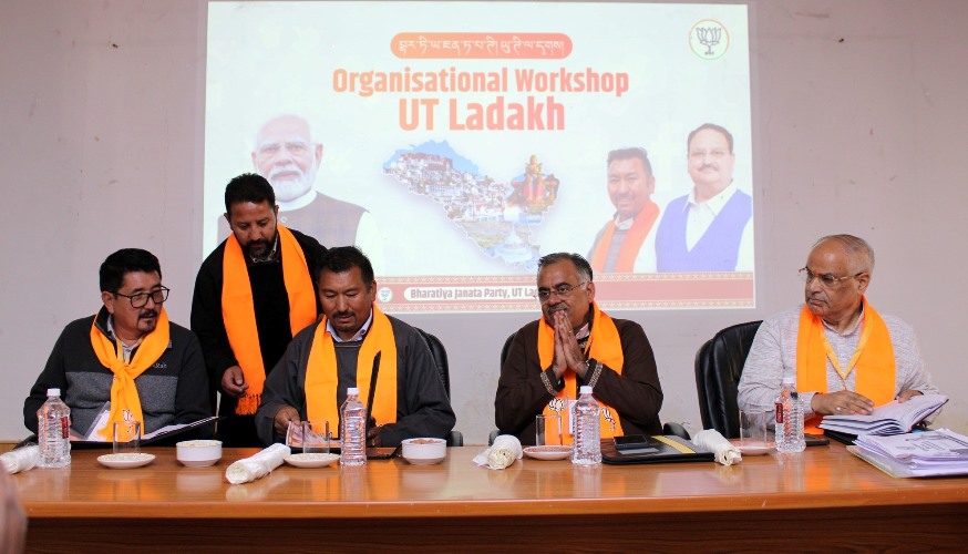 Chugh reaffirms BJP’s Commitment to Viksit Ladakh Vision