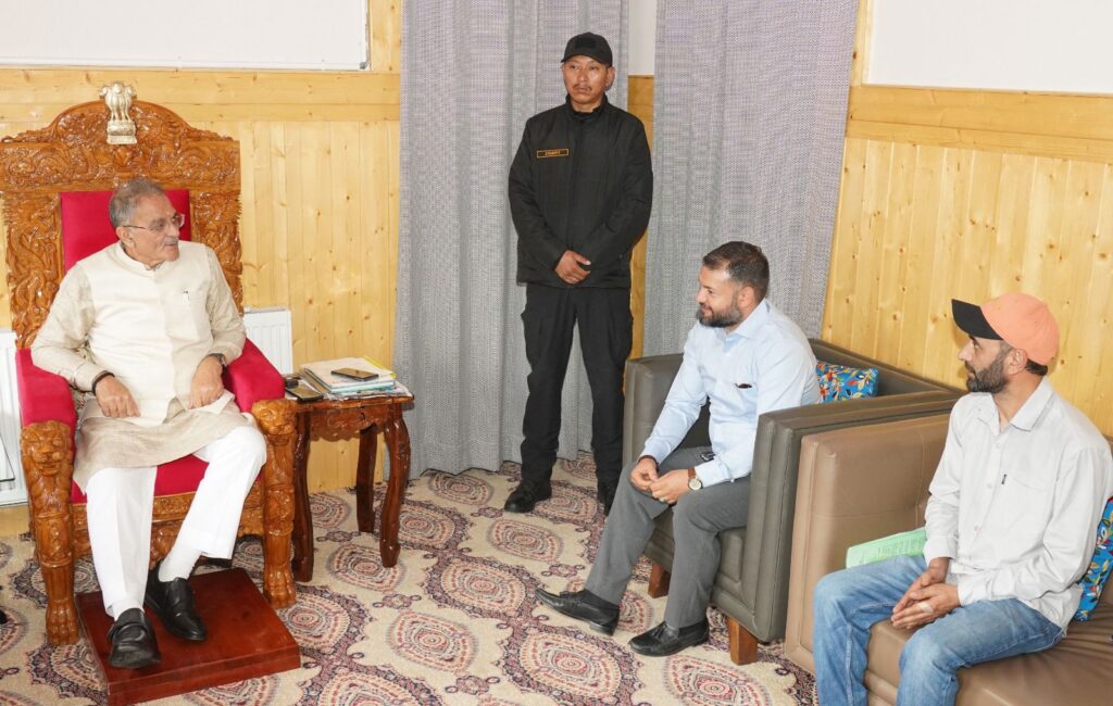 BJP Delegation calls on LG Gupta, Flags Developmental concerns in Kargil District