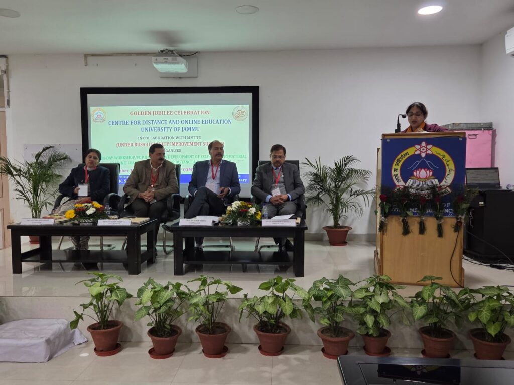 University of Jammu launches seven day workshop on e-Learning material