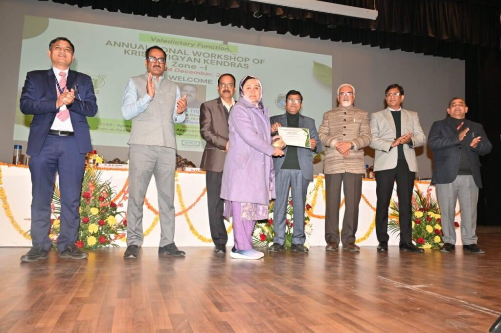 KVK Kargil-I Bags ‘Best KVK of Ladakh–2025’ Award
