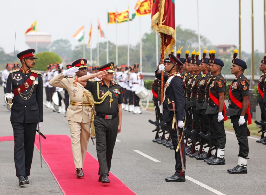 Indian Army Chief holds talks with Sri Lanka’s Deputy Defence Minister