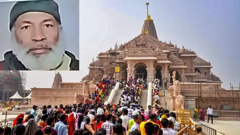 Kashmiri man detained for ‘trying’ to offer namaz at Ayodhya Ram temple handed over to kin