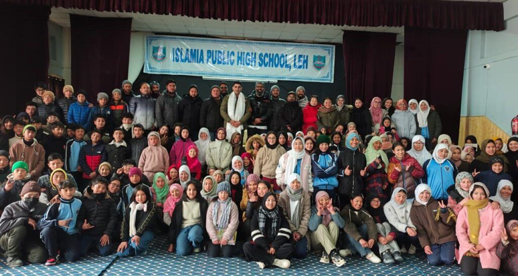 DySP Aadil inspires students at Islamia Public School, Leh