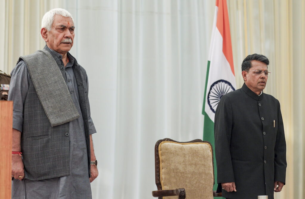 Shantmanu takes oath as J-K SEC, signals move on Local Body Polls