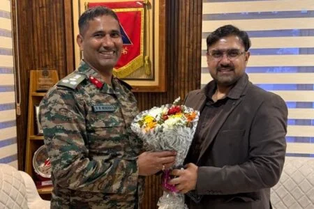 J&K Transport Minister Reviews Border Infrastructure Progress with Jammu BRO Chief