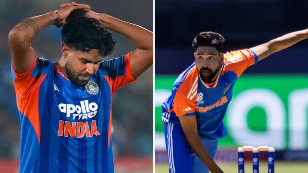 Harshit Rana Ruled Out of T20 World Cup with Knee Injury; Mohammed Siraj Steps In