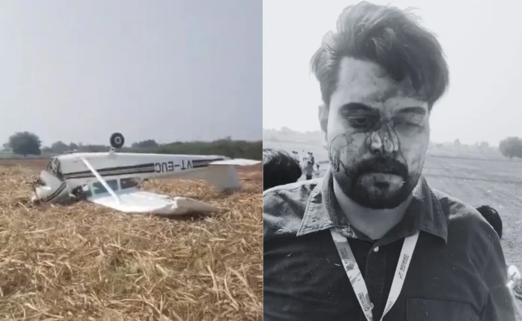Private Mini-Aircraft Crashes: Both Occupants Eject Safely
