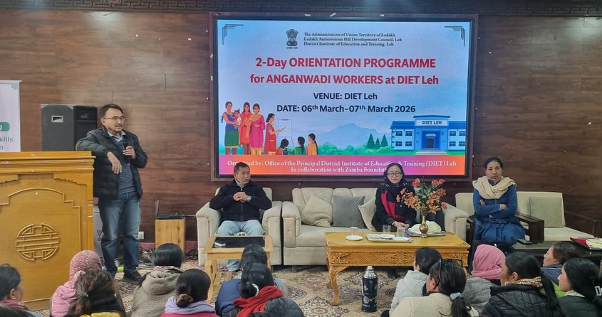 DIET Leh conducts training for Anganwadi workers to improve early Childhood Edu