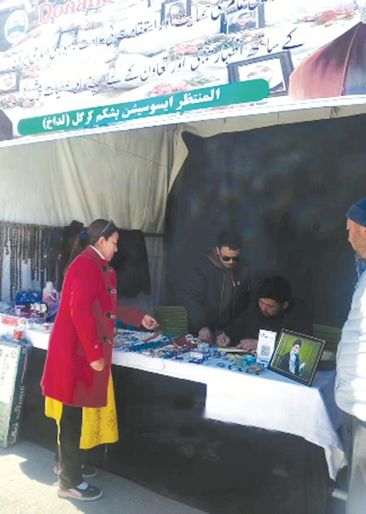 Interfaith solidarity on display as Buddhist Woman donates at Kargil aid camp for Iran