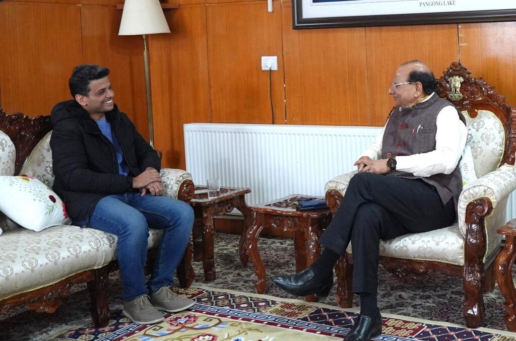 LG Ladakh Meets Indian Astronaut Shubhanshu Shukla, Pledges Space Exposure for Ladakhi Students