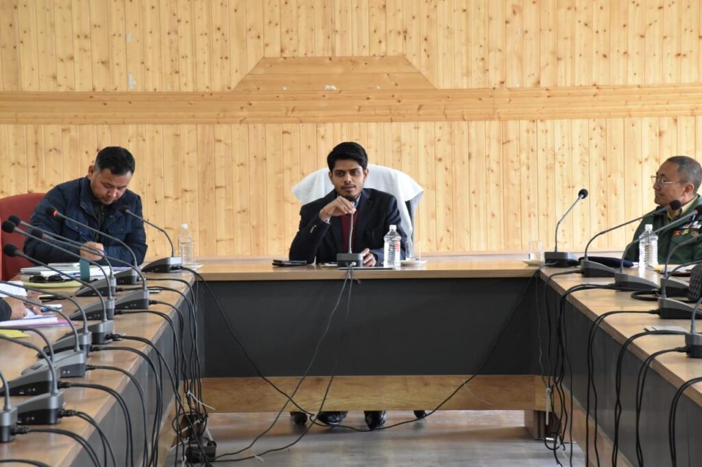 Nubra Admin charts governance priorities as DC Beniwal holds introductory meet