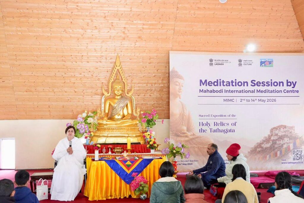 Yoga and Meditation sessions at MIMC enter 6th day with strong participation