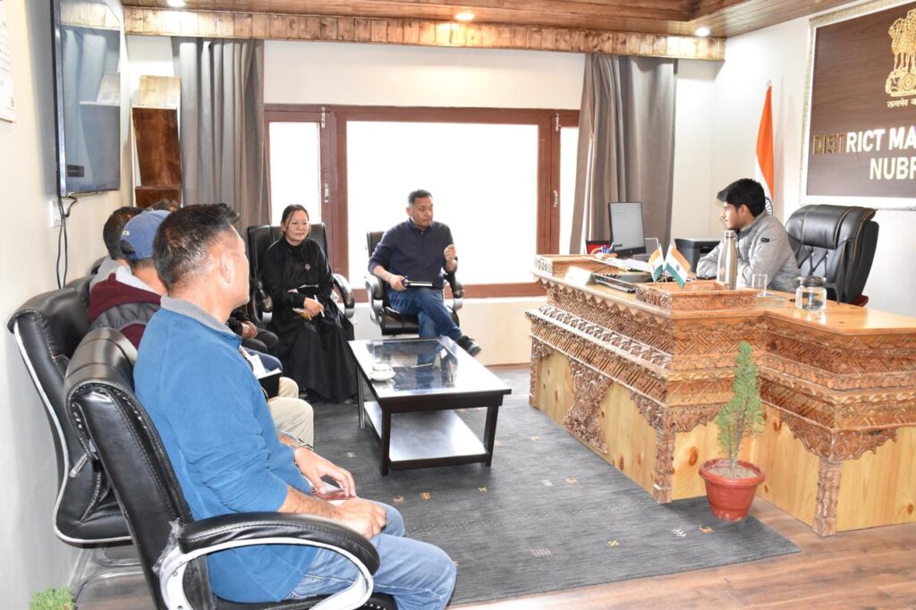 DC Nubra reviews preparations for World Environment Day observance