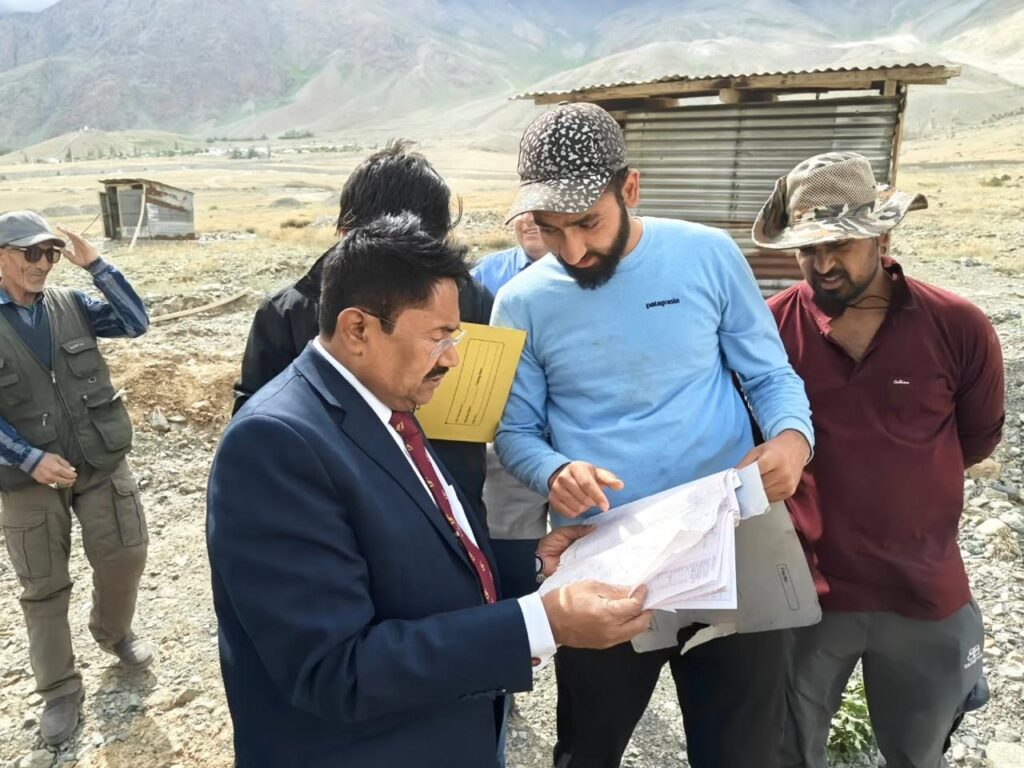 Prof Kushwaha reviews construction progress at Kargil Campus; stresses timely completion