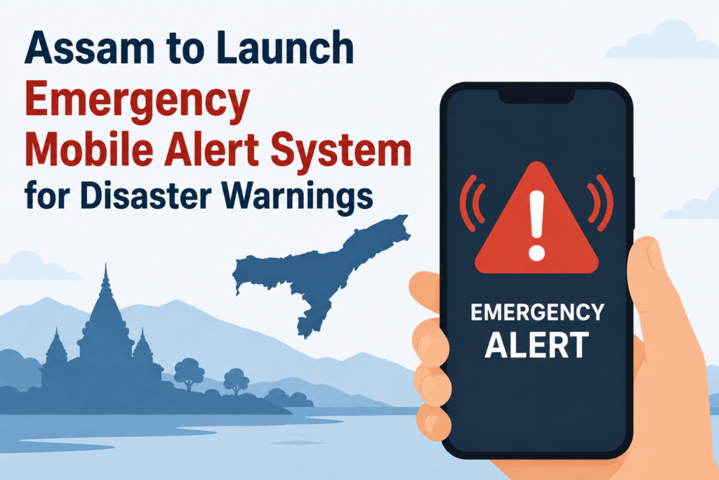 Assam to Launch Emergency Mobile Alert System for Disaster Warnings