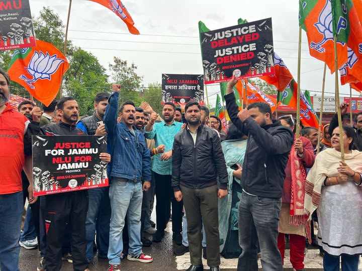 NLU demand triggers protest at Deputy CM’s public event in Kathua