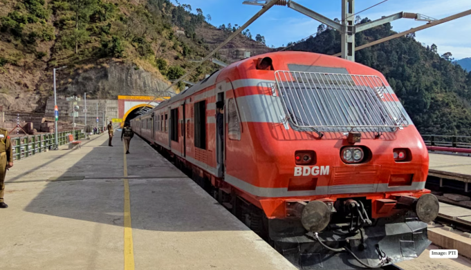 Budgam-Katra Train Services Resume In J&K